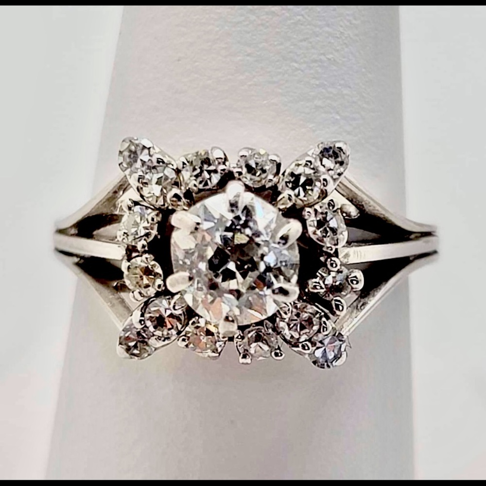 Women’s diamond ring.